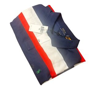 Polo Ralph Lauren Classic Fit Striped Polo Shirt‎ Mens Size XXL Golf NWT $110